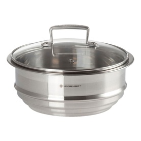 3-Ply Stainless Steel Multi Steamer With Glass Lid
