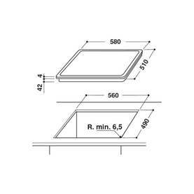 58cm Touch Control Ceramic Hob