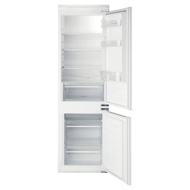 Indesit 70/30 Integrated Fridge Freezer, white built-in model with fridge upper section and bottom freezer drawer