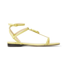Alodie Sunbleached Nappa and Patent Leather Sandals