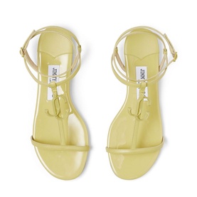Alodie Sunbleached Nappa and Patent Leather Sandals