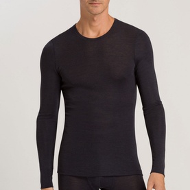 Wool-Silk Long Sleeve T-Shirt