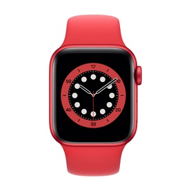 Watch Series 6 44mm Red Aluminium Case with Red Sport Band