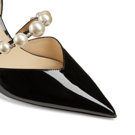 Aurelie 85 Pearl-Embellished Patent Leather Pumps