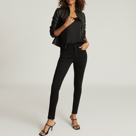 Allie Leather Biker Jacket