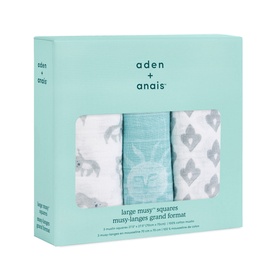 Now & Zen Three Pack Muslin Squares
