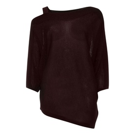 Aine Shimmer One Shoulder Knit Top