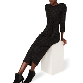 Alesha Check Jumpsuit