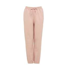Forever New Alexa High Waisted Jogger in pink, elasticated waistband with drawstring, ribbed cuffed ankles