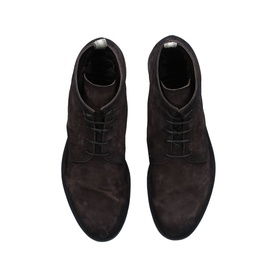 Officine Creative Arc 513 Lace Up Boots in brown suede, lace-up style, shown from above as a pair