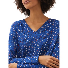Alexandra Tulip Print Jersey Top