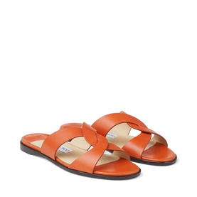 Atia Flat Leather Sandals
