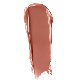 NARS Audacious Lipstick in Barbara, matte nude-pink shade shown as a creamy swatch on white background