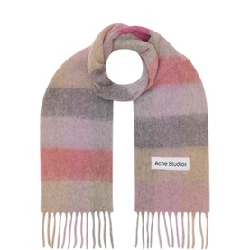 Vally Checked Oversized Scarf