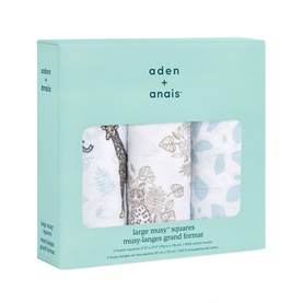 Jungle Three Pack Muslin Squares