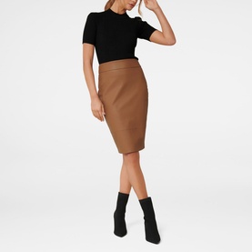 Alex PU Pencil Skirt