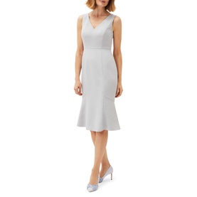 Alisha Double Layer Lace Peplum Dress