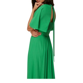 Amelia Cape Sleeve Midi Dress