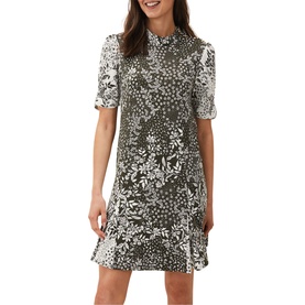 Alva Mixed Print Dress