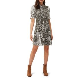 Alva Mixed Print Dress