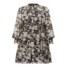 Angela Floral Print Skater Dress