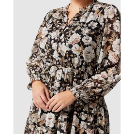 Angela Floral Print Skater Dress