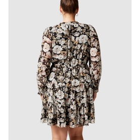Angela Floral Print Skater Dress