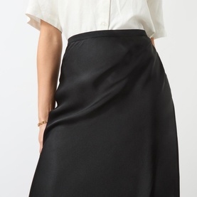 Silk Bias Skirt