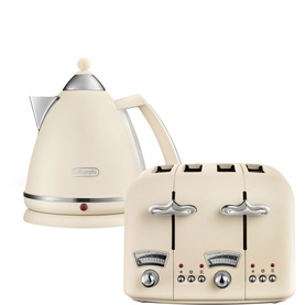 Argento Flora Kettle & Toaster Set Beige