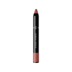 Armani Beauty Color Sketcher lip pencil in Sepia, a muted rose-brown shade, with black barrel and gold Giorgio Armani branding
