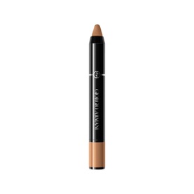 Armani Beauty Color Sketcher lip pencil in Amaretto, a warm nude-brown shade in a chunky black pencil format