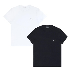 Two-Pack Crew Neck Logo T-Shirt