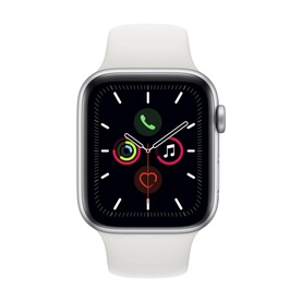 Watch Series 5 44mm Silver Aluminium/White Sport Band