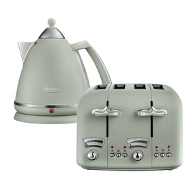 Argento Flora Kettle & Toaster Set Green