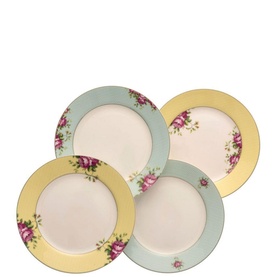 Archive Rose Plates (Set of 4)