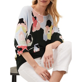 Aretha Floral Knit Sweater