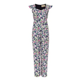 Arya Floral Frill Jumpsuit