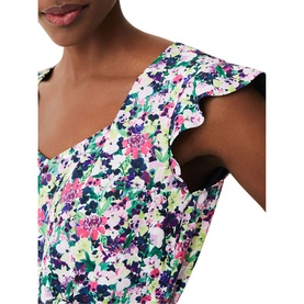 Arya Floral Frill Jumpsuit