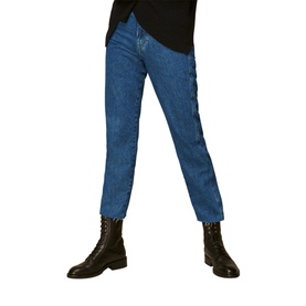 Authentic Slim Leg Frayed Jeans