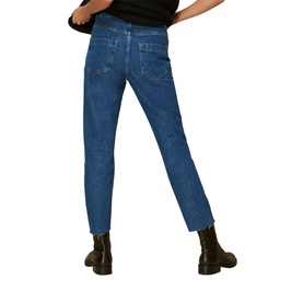 Authentic Slim Leg Frayed Jeans