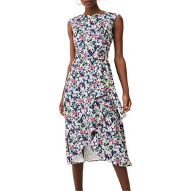 Arya Floral Frill Hem Dress