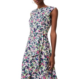 Arya Floral Frill Hem Dress
