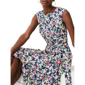 Arya Floral Frill Hem Dress