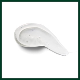 AVEDA Nutriplenish&trade; Curl Gelee texture swatch showing white cream consistency, 40ml finishing cream for hair