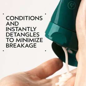 AVEDA botanical repair&trade; strengthening conditioner 40ml dispensing cream formula, with text: conditions and instantly detangles to minimise breakage