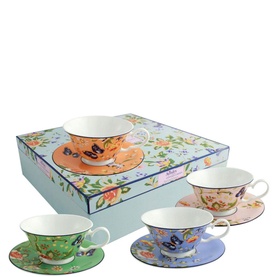 Cottage Garden Teacups & Saucers