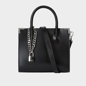 Ming Medium Smooth Leather Handbag