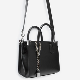 Ming Medium Smooth Leather Handbag