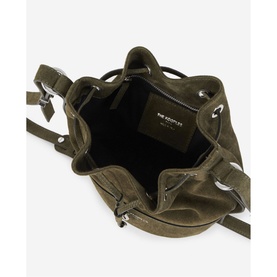 Tina Medium Suede Bucket Bag