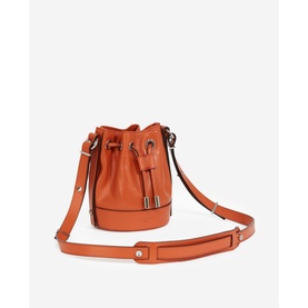 Tina Small Leather Bucket Bag